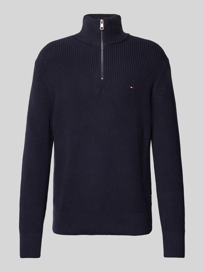 Tommy Hilfiger Troyer mit Logo-Stitching Marine 2