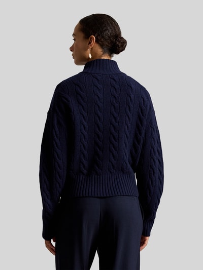 Polo Ralph Lauren Regular Fit Troyer aus Woll-Mix Marine 5