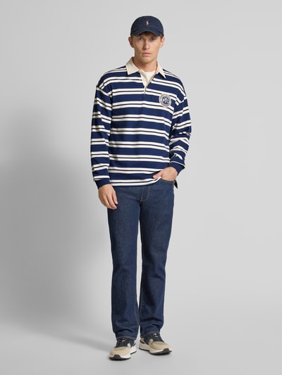 Tommy Hilfiger Koszulka polo o kroju relaxed fit z czystej bawełny Granatowy 1