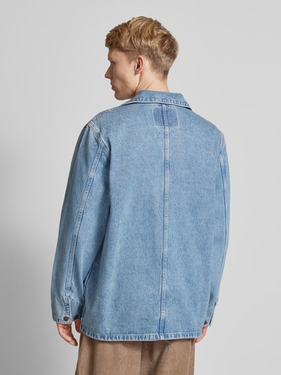 Levi's® Jeansjacke mit Brusttaschen Modell 'BROADWAY' Hellblau 5