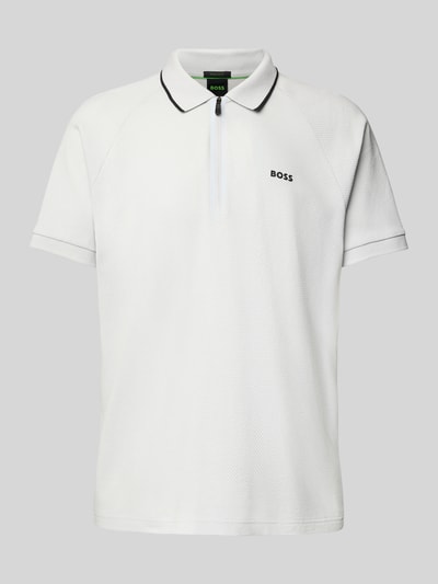 BOSS Green Regular fit poloshirt van puur katoen, model 'PHILIX' Lichtgrijs - 2