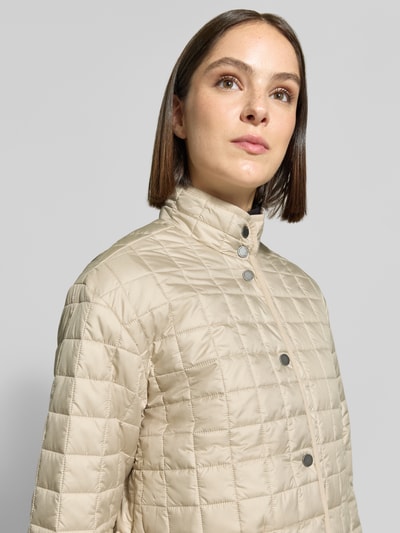 Didriksons Regular Fit Jacke in Stepp-Optik mit Stehkragen Modell 'Alba' Offwhite 3