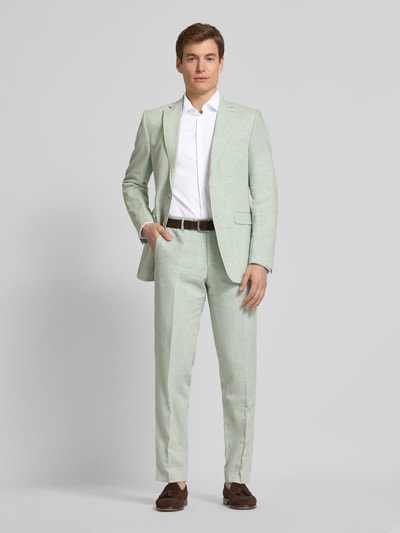 Jake*s Super Slim Fit Businesshemd in unifarbenem Design Weiss 1