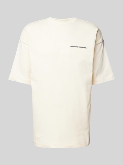 Multiply Apparel Oversized T-shirt met ronde hals Offwhite - 2