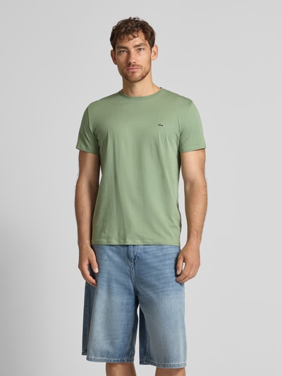Lacoste Regular Fit T-Shirt aus reiner Baumwolle Gruen 4