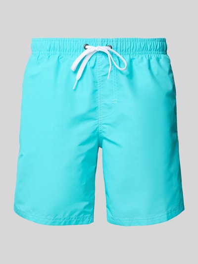 Sundek Zwembroek met elastische band Aquablauw - 1