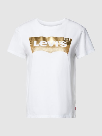 Levi's® T-shirt z nadrukiem z logo model ‘THE PERFECT TEE’ Biały 2