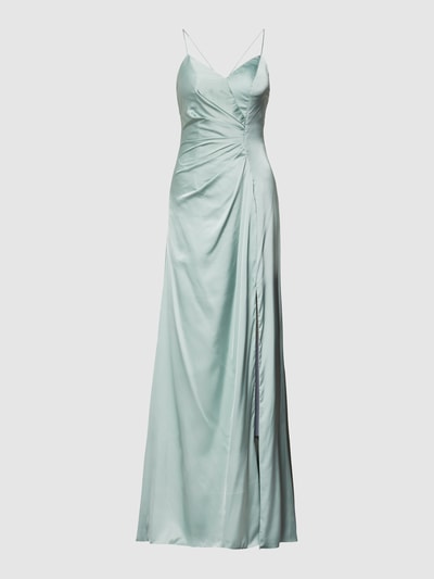 Unique Abendkleid mit Stola Mint 2