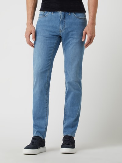 Brax Straight fit jeans met lyocell, model 'Cadiz' Lichtblauw - 4