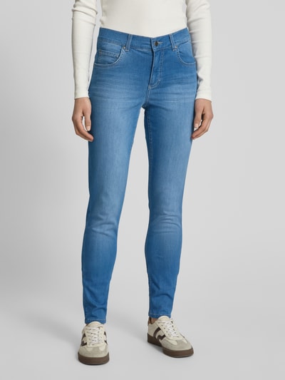 Angels Skinny Fit Jeans im 5-Pocket-Design Hellblau 4