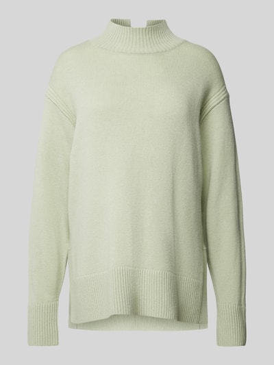 Someday Gebreide pullover met opstaande kraag, model 'Tahila' Mintgroen - 2