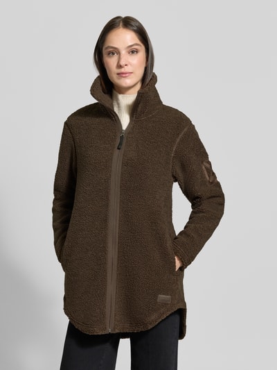 Didriksons Relaxed Fit Jacke mit Stehkragen Modell 'Umi' Mittelbraun 4