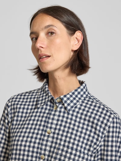 Christian Berg Woman Regular Fit Hemdbluse mit Brusttasche Blau 3