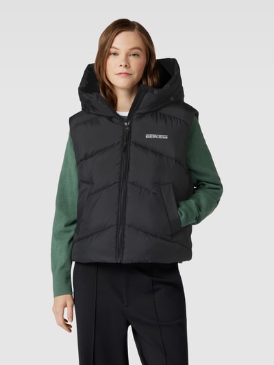 Marc O'Polo DENIM Steppweste mit Kapuze Black 4