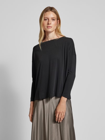 Christian Berg Woman Shirt met lange mouwen met oversized schouders Zwart - 4