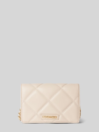 Steve Madden Handtasche mit Steppnähten Modell 'Bendue' Offwhite 4