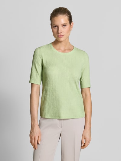 Betty Barclay Koszulka T-shirt z fakturą, krój regular fit Jabłkowozielony 4