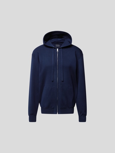 Roberto Collina Sweatjacke mit Kapuze Marineblau 2