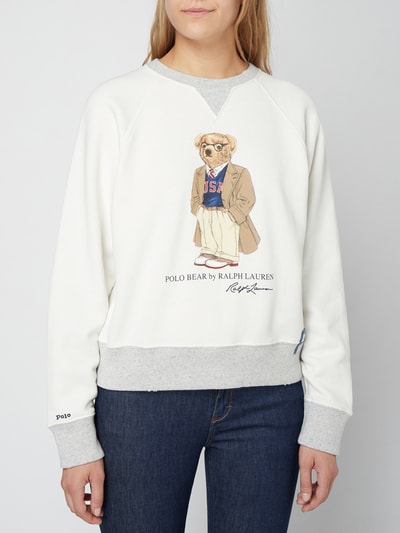 Polo Ralph Lauren Sweatshirt mit Polo Bear-Print  Offwhite 4