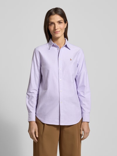Polo Ralph Lauren Overhemdblouse met knoopsluiting Lila - 4