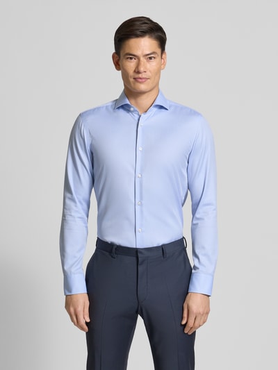 BOSS Slim Fit Businesshemd aus reiner Baumwolle Bleu 4