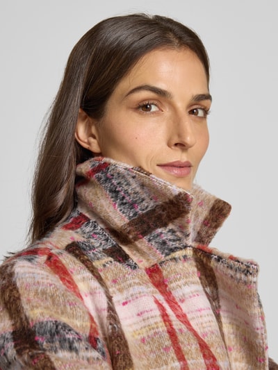 YAS Płaszcz z kołnierzem z połami model ‘CIRA’ Beżowy 3