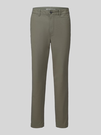 Tom Tailor Denim relaxed fit chino van katoenmix Olijfgroen - 2