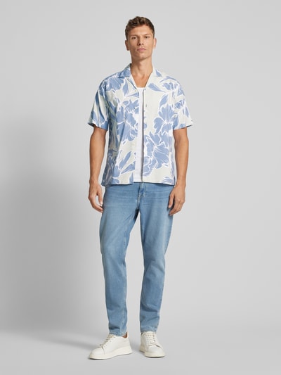 Jack & Jones Premium Vrijetijdsoverhemd met reverskraag, model 'LAPALMA' Lichtgroen - 1