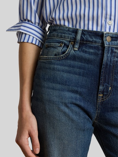 Lauren Ralph Lauren Straight Fit Jeans mit Label-Patch Jeansblau 3