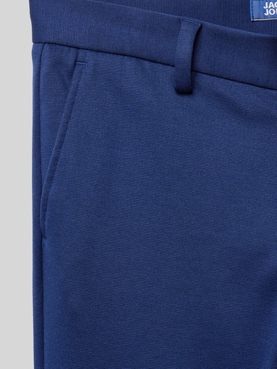 Jack & Jones Slim Fit Chino mit Ziernähten und Viskose-Anteil Modell 'JAXON' Blau 2