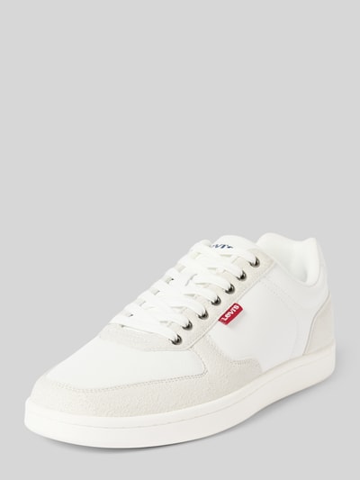 Levi’s® Acc. Sneakers met labeldetail, model 'REECE' Wit - 1