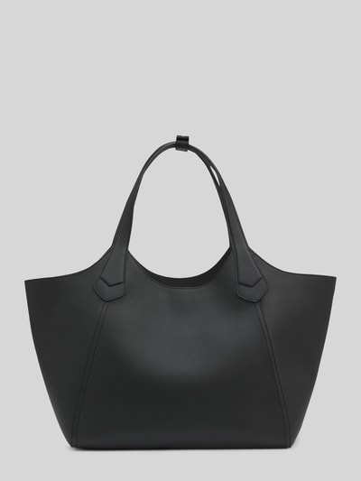 BOSS Shopper aus echtem Leder mit Label-Detail Black 4