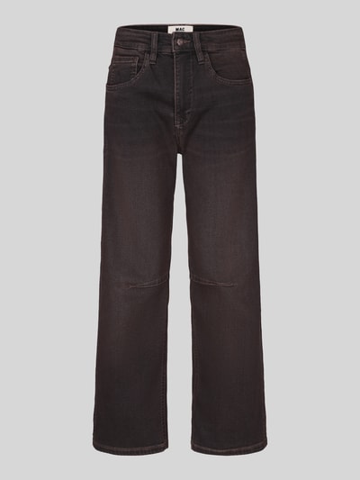MAC Barrel Jeans aus Baumwoll-Mix Modell 'OHIO' Dunkelbraun 1