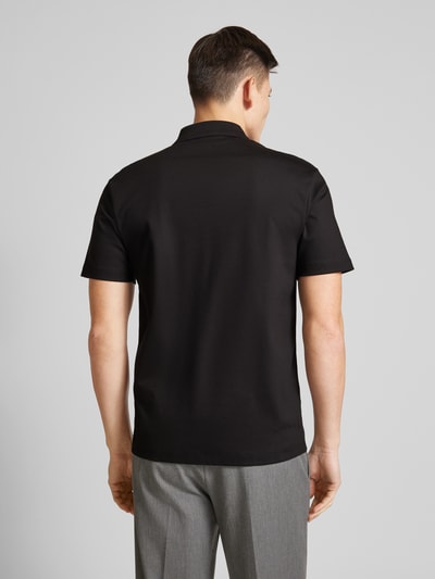 HUGO Poloshirt mit Label-Patch Modell 'Deabono' Black 5