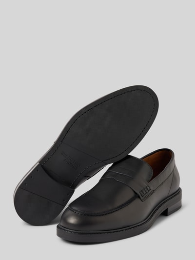 SELECTED HOMME Penny-Loafer aus Leder Modell 'BLAKE' Black 3