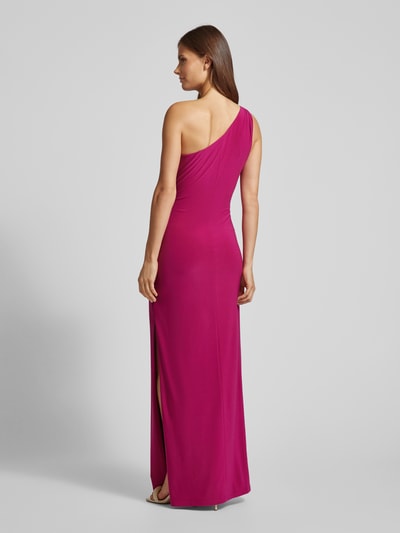 Lauren Ralph Lauren Abendkleid mit Raffungen Modell 'BELINA' Fuchsia 5