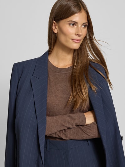 Christian Berg Woman Selection Wollpullover aus reiner Wolle Mittelbraun Mel 3