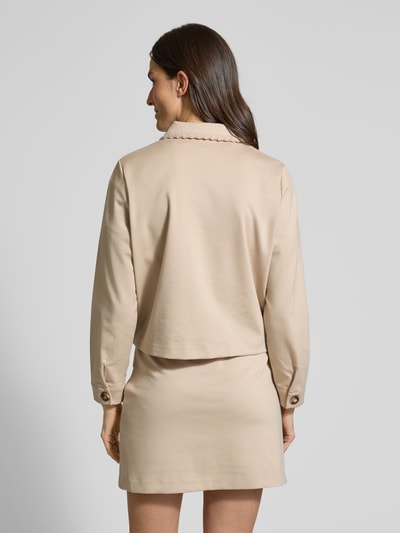 ICHI Blazer met opgestikte borstzakken, model 'SIMONSE' Beige - 5