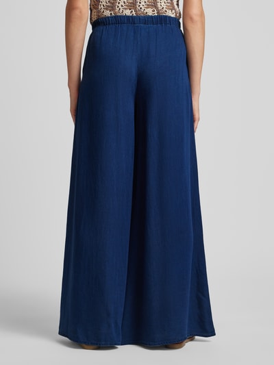 Mango Wide Leg Stoffhose in Denim-Optik Modell 'MILOS' Jeansblau 5