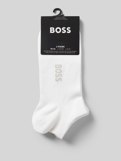 BOSS Sokken met labeldetail in een set van 2 paar Wit - 3