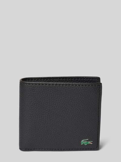 Lacoste Portemonnee in leerlook  Zwart - 1