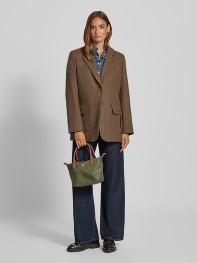 Tommy Hilfiger Umhängetasche mit echtem Leder-Besatz Modell 'POPETTE' Lind 1