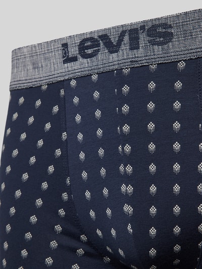 Levi's® Boxershort met elastische logo in band in een set van 2 stuks Marineblauw - 2