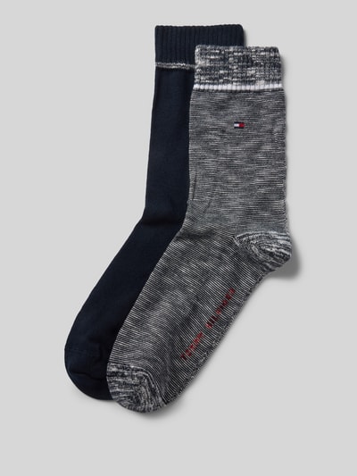 Tommy Hilfiger Kousen met verstevigde hiel  Donkerblauw - 1