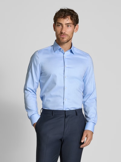 OLYMP Level Five Body Fit Business-Hemd mit Knopfleiste Bleu 4