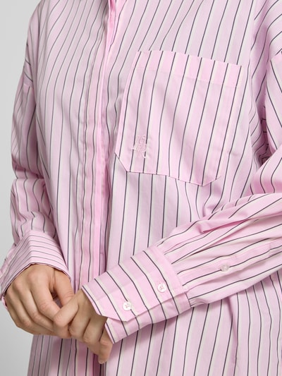 LeGer by Lena Gercke Relaxed fit overhemdblouse met borstzak, model 'Farine' Felroze - 3