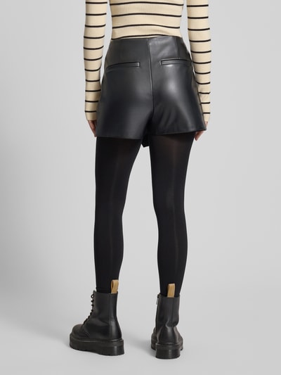 Only Regular Fit Skort in Kunstleder-Optik Modell 'MIST' Black 5