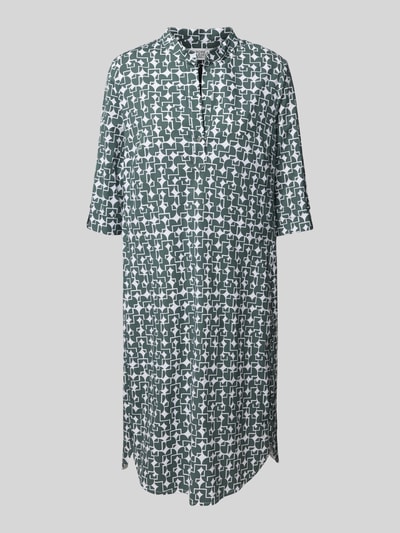 ROBE LÉGÈRE Knielange jurk met opstaande kraag Groen - 2