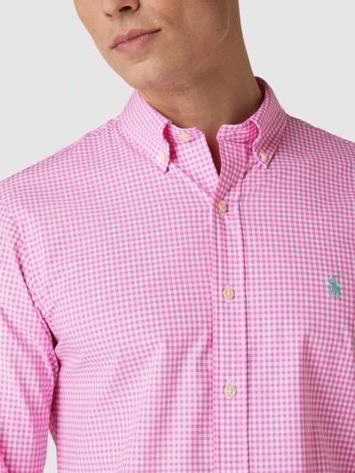 Polo Ralph Lauren Slim fit vrijetijdsoverhemd met vichy-ruit Roze - 3