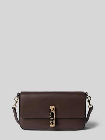 FURLA Crossbody Bag mit Klickverschluss Modell 'IRIDE' Dunkelbraun 1